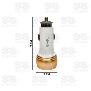  Carregador Veicular 45W Cabo Iphone Inova GL19-A
