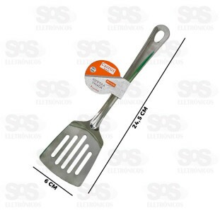 Espátula Vazada Aço Inox 24,5CM Caerus CRS-2753
