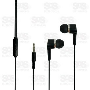 Fone De Ouvido Intra-Auricular Com Microfone Kaidi KD-7001