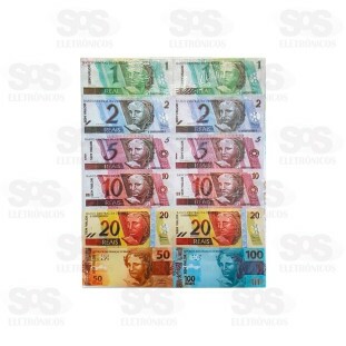 Dinheirinho Para Brincar 66 Notas Mini Toys 0806