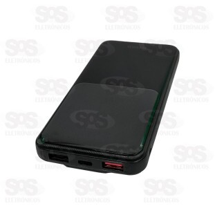 Carga Extra 10.000mAh Com 2 Interfaces Kaidi KD-961