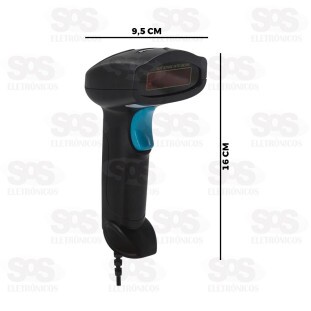 Leitor De Código De Barras Com Fio Tomate MDK-101