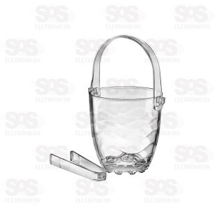 Balde Para Gelo De Vidro Com Pegador 800ML BT002