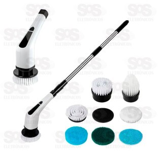 Esfregão Giratório Elétrico 9 Em 1 B-Max BM-F1052