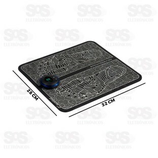 Tapete Massageador Elétrico Para Pé 19 Níveis B-Max BM-F925