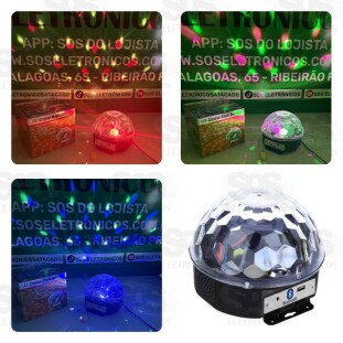 Luminária Globo de LED Com Caixa de Som Bluetooth XC-01