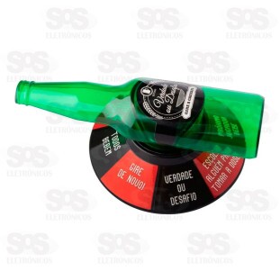 Jogo de Drinks Gire Garrafa Roleta Verdade ou Desafio