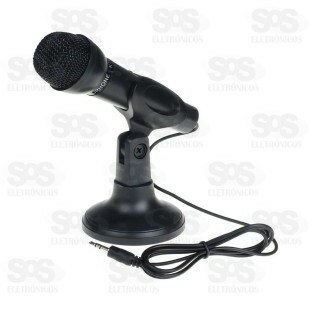 Microfone Condensador de Mesa P2 3.5MM Tomate MT-022