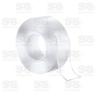 Fita Adesiva Dupla Face Transparente 1,5 Metros HX7995