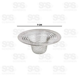 Ralo Para Pia Inox 7CM Top Útil TOP1016