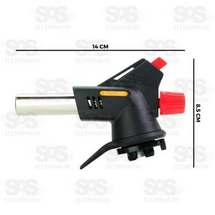 Maçarico Automático Culinário Recarregável Barcelona BAR-21408-33