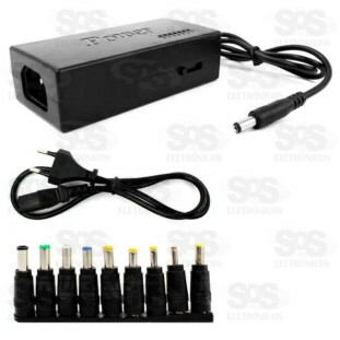 Fonte De Notebook Universal 10 Plugues 120W Maxmidia MAX-2120