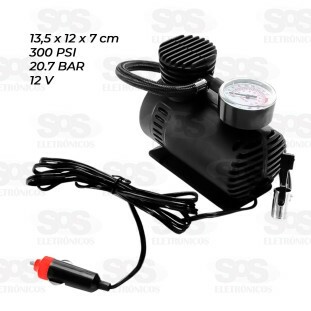 Mini Compressor De Ar Automotivo Portátil Maxmidia MAX-51266-1