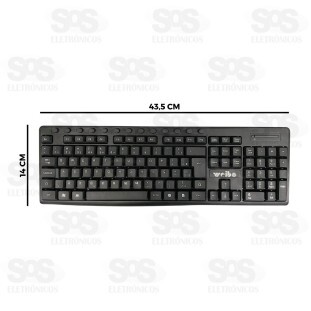 Kit Teclado e Mouse Sem Fio 2.4Ghz WB-8012