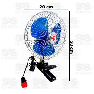 Mini Ventilador Automotivo 12V YA-4128
