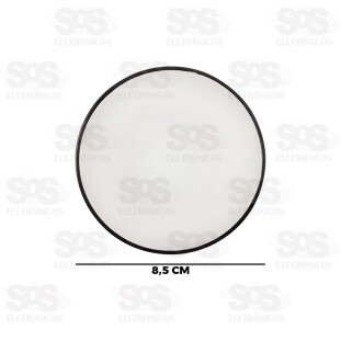 Espelho Lupa 3X Redondo Com Ventosa Top Útil TOP1502