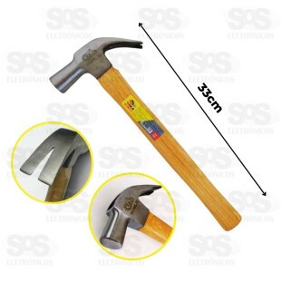 Martelo 27MM Cabo Madeira 33cm FBG-3266