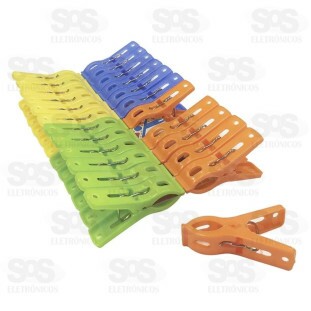 Conjunto 24 Prendedores De Plástico Top Útil TOP0901