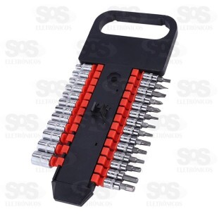 Jogo De Chaves Intercambiaveis 28 Peças FBG-3075