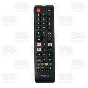 Controle Remoto Samsung Netflix/Prime/GloboPlay Kapbom KA-2893