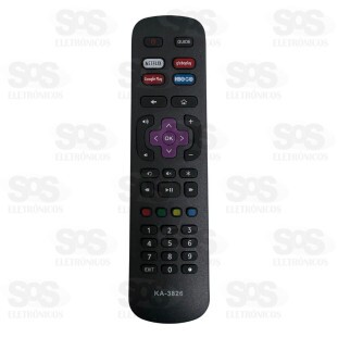 Controle Remoto Philco Netflix/HBO GO/GloboPlay Kapbom KA-3826