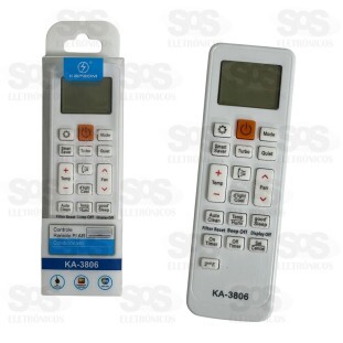 Controle Remoto Para Ar Condicionado Samsung Kapbom KA-3806