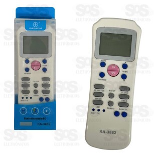 Controle Remoto Para Ar Condicionado Carrier Kapbom KA-3882