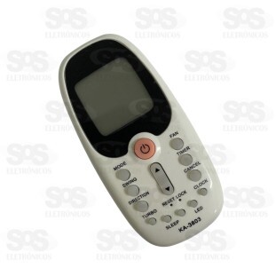 Controle Remoto Para Ar Condicionado Midea/Komeco/Admiral Kapbom KA-3803