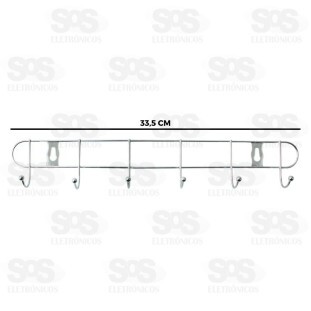 Gancho Metálico Multiuso Top Útil TOP0257