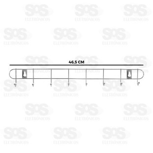 Gancho Metálico Multiuso Top Útil TOP0256