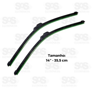 Limpador De Para-Brisa Siliconado 35,5cm TRY-0004