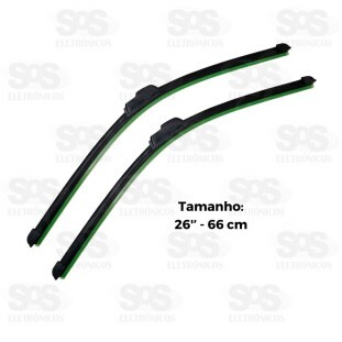 Limpador De Para-Brisa Siliconado 66cm CRS-6095/TRY-0013