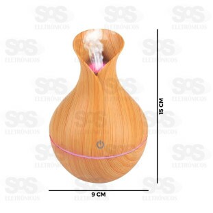 Difusor Umidificador De Ar Com Led 200ML AJ-M02