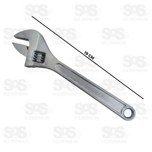 Chave Inglesa Ajustável 8 Polegadas HM-705