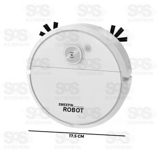 Robô Aspirador de Pó Recarregável Sweepin Robot S617