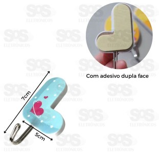 Ganchos Multiuso Love Top Útil TOP0809