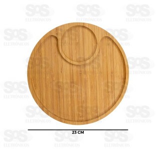 Tábua Para Petiscos 2 Divisórias MDF Top Útil TOP2103