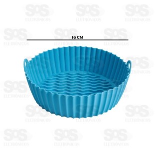 Forma De Silicone Para Air Fryer 16x5,5CM TOP1033