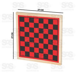 Jogo De Tabuleiro Dama e Trilha IOB 023