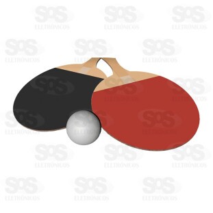 Kit 2 Raquetes e 1 Bola Ping Pong IOB 282