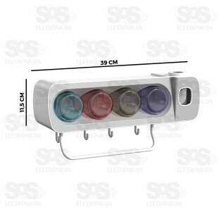 Suporte Escova de Dente Com Dispenser RA-920