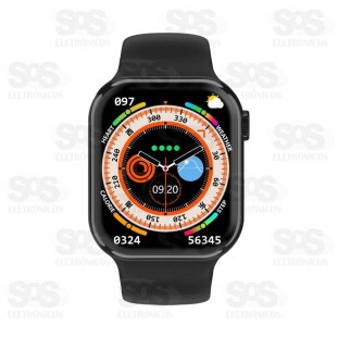 Relógio Smartwatch 3 Pulseiras HW X Pro 3+