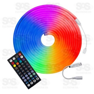 Fita De LED Flexível RGB Neon 5 Metros Altomex AL-5051