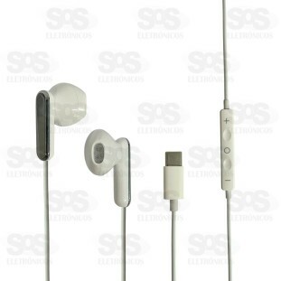 Fone De Ouvido Com Microfone Type C Eletromex EL-1418