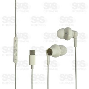 Fone De Ouvido Com Microfone Type C Eletromex EL-1416