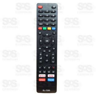 Controle Remoto Philco 4K SmartTV EL-7250