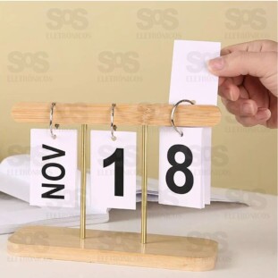 Calendário De Mesa Permanente Onyx 6674