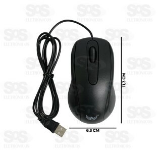 Mouse Óptico Com Fio 1200 DPI Altomex AL-9500
