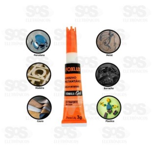 Cola Instantâneo Gel 3 Gramas Floxlux 96.11
