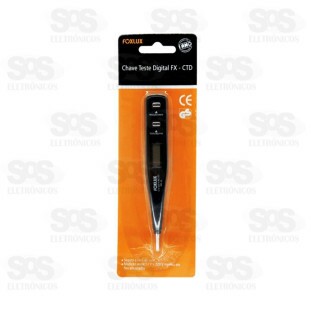 Chave Teste Voltagem E Corrente Digital Foxlux 03.07